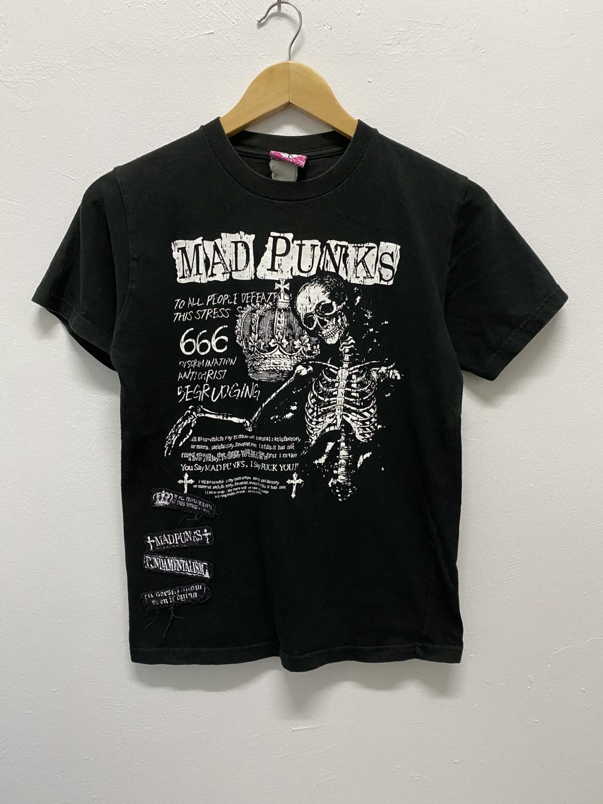 Japanese Brand Mad Punk-JapaneseBrand Distressed Skull Seditionaries Tshirt Size US XS / EU 42 / 0 - 2 Thumbnail