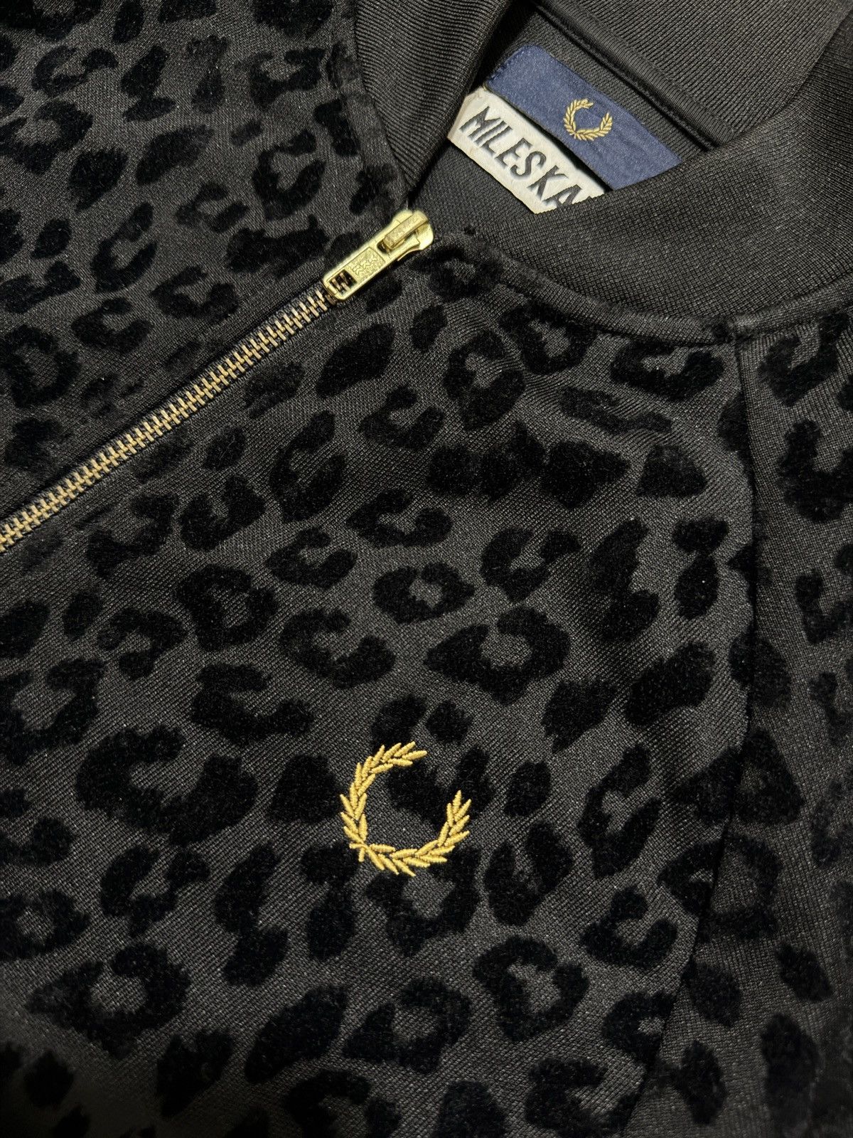 Fred Perry Fred Perry x Miles Kane Leopard Print Bomber/Track Jacket Size US S / EU 44-46 / 1 - 8 Thumbnail