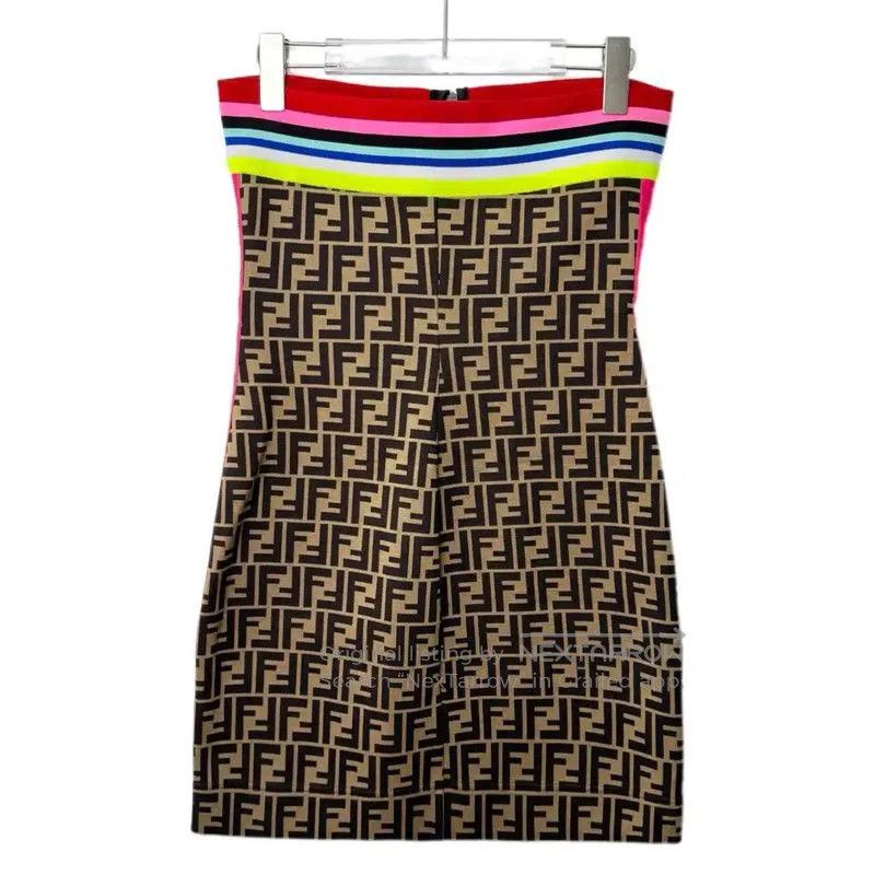 Fendi Fendi Khaki Cotton Blend Dress for Women . Size XL / US 12-14 / IT 48-50 - 1 Thumbnail