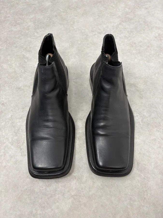 Gianfranco Ferre 2000s Gianfranco Ferré Black Leather Boots Size US 9 / EU 42 - 2 Thumbnail