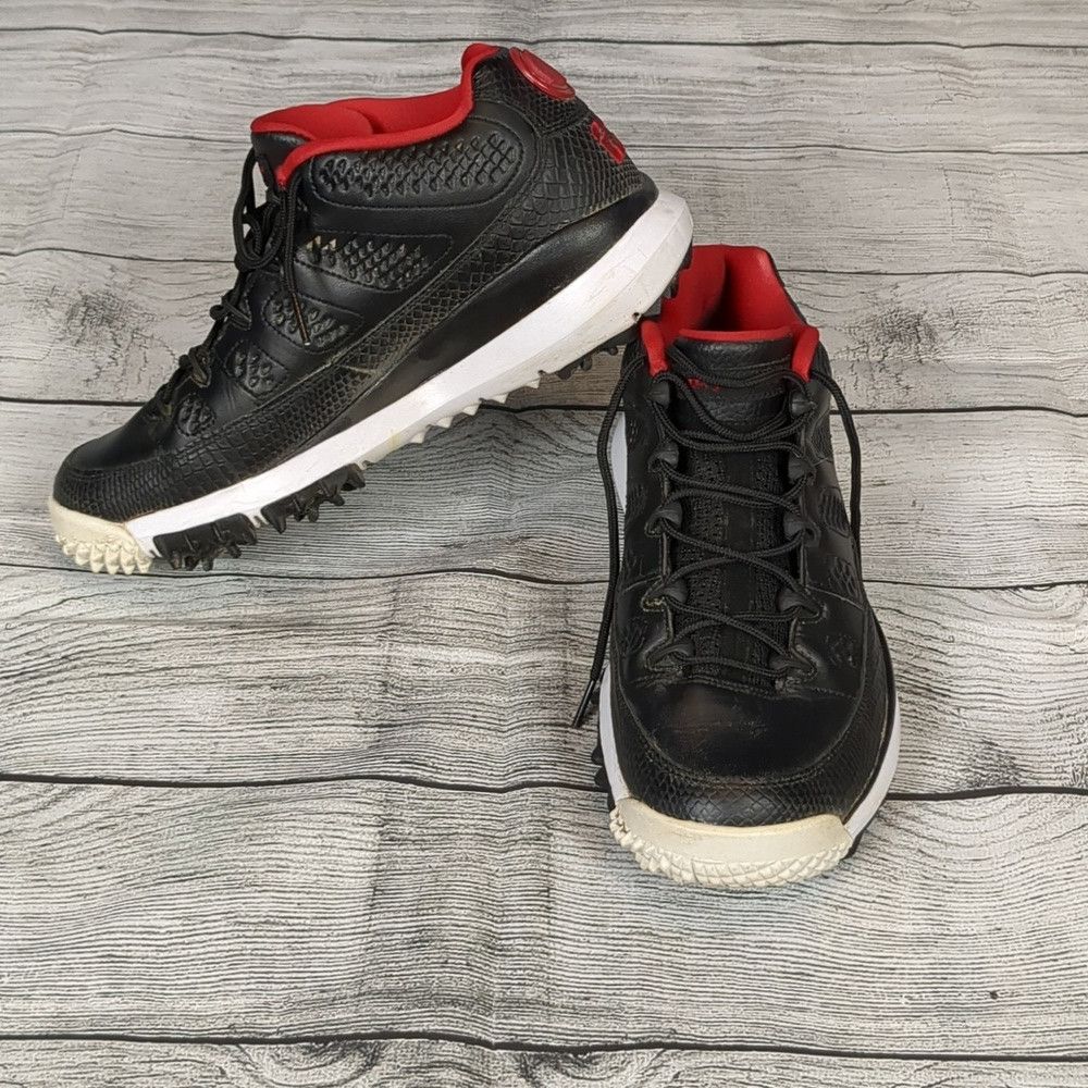 Jordan Brand Air Jordan retro 9 IX bred golf shoes size 8.5 Size US 8.5 / EU 41-42 - 2 Thumbnail