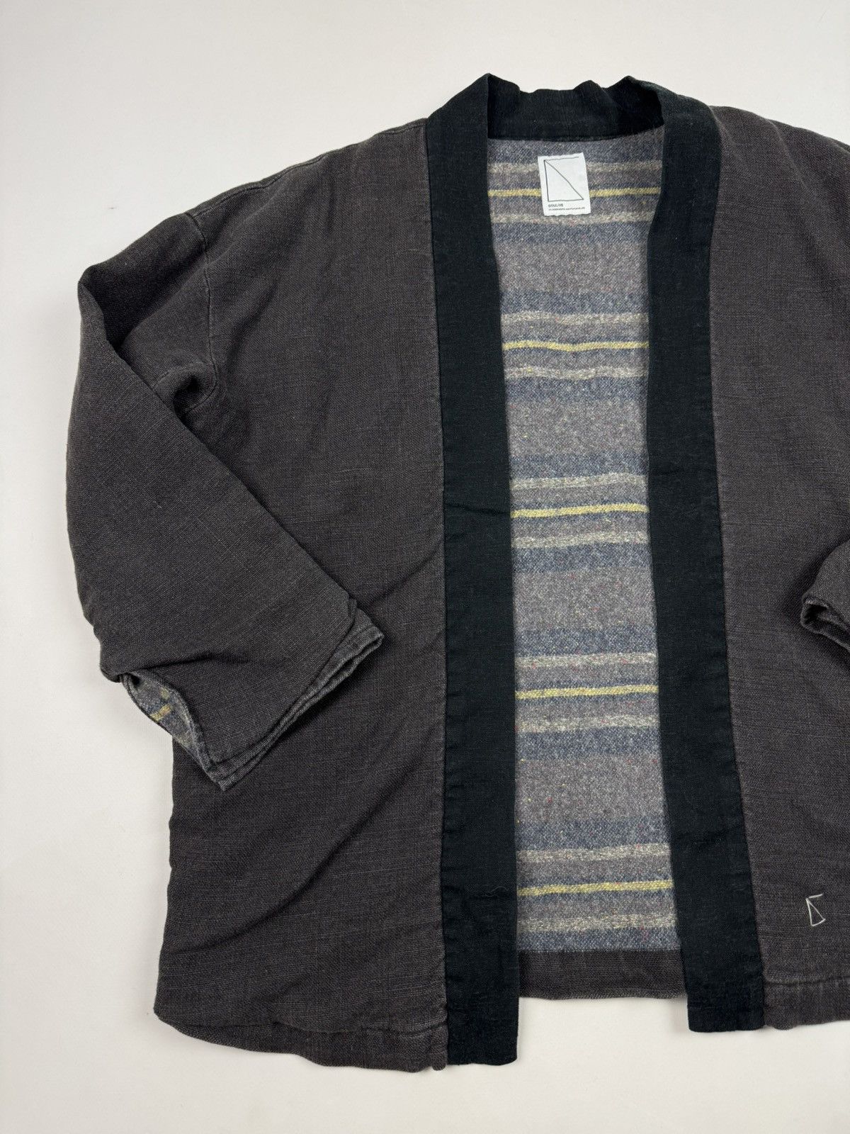 Soulive Soulive Harvesty Haori Kimono Linen Jacket Size US M / EU 48-50 / 2 - 9 Thumbnail