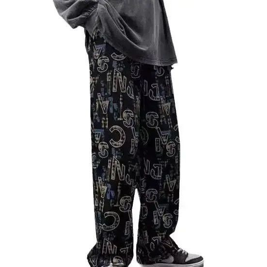 Japanese Brand Hip hop lettered wide leg jeans Size US 32 / EU 48 - 1 Thumbnail