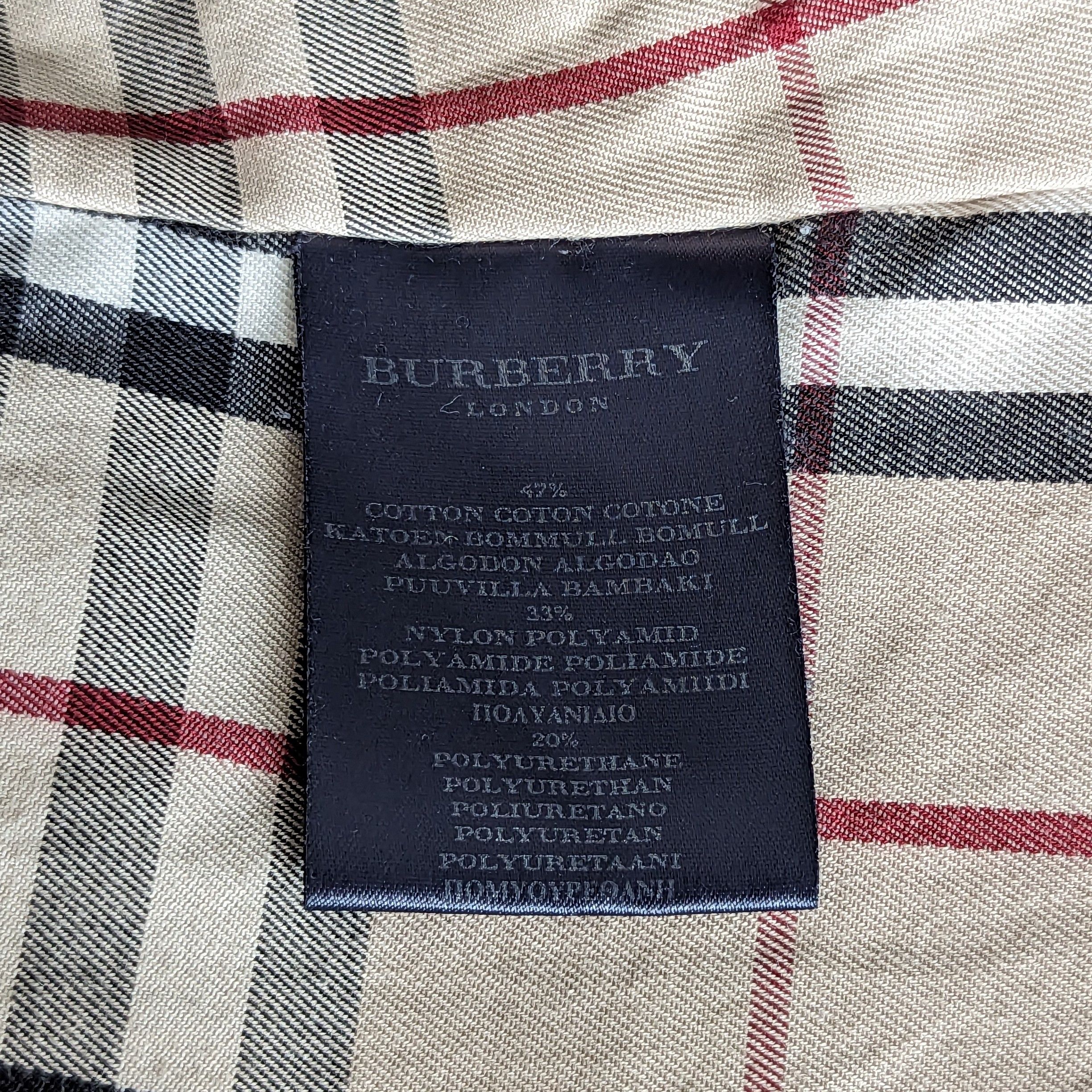 Burberry BURBERRY London Women's Biker Jacket Belted Made In England Size M / US 6-8 / IT 42-44 - 18 Thumbnail