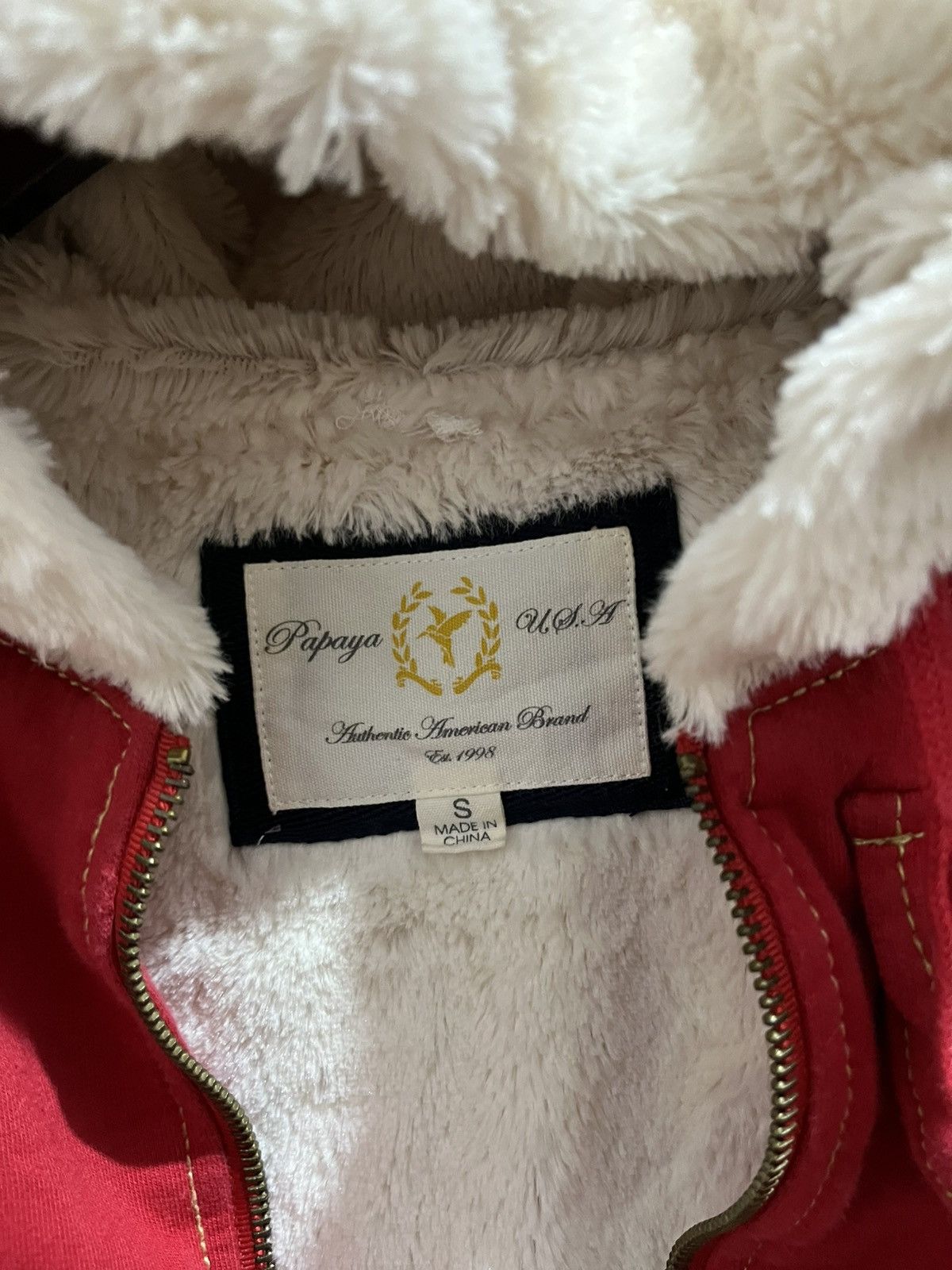 Papaya fur crop hoodie ifsixwasnine Lgb styled