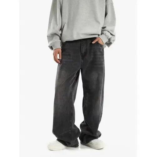 VIBE Vintage washed distressed loose straight jeans Size US 30 / EU 46 - 7 Thumbnail