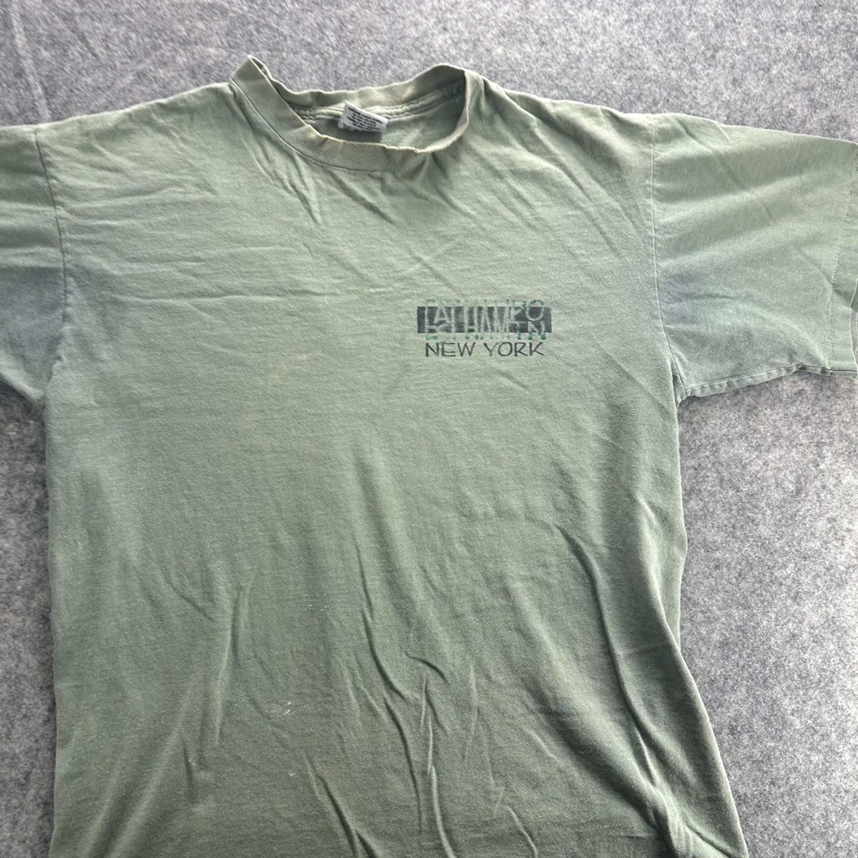 Vintage VINTAGE Artforms Shirt Mens Large Green New York Graphic Tee Made USA 90s Cotton Size US L / EU 52-54 / 3 - 2 Thumbnail