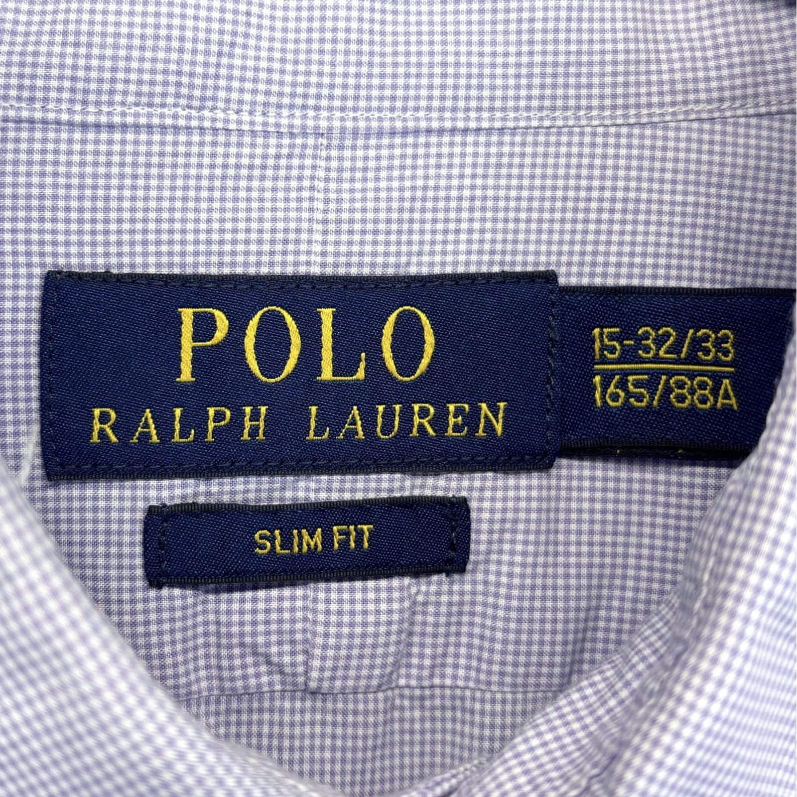 Polo Ralph Lauren Polo Ralph Lauren Shirt Slim Fit Purple Check Button Up Men’s 15-32/33 Long Sleeve VGC Size US M / EU 48-50 / 2 - 4 Thumbnail