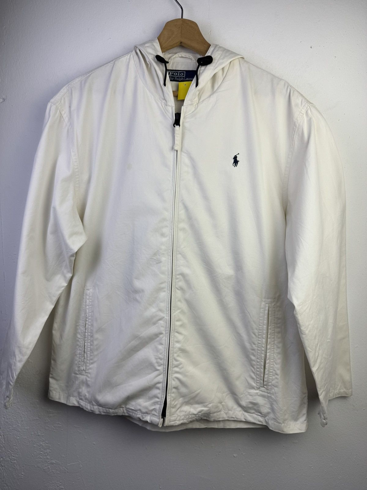 Polo Ralph Lauren vintage Polo Ralph Lauren hooded jacket in white. Size US L / EU 52-54 / 3 - 3 Thumbnail