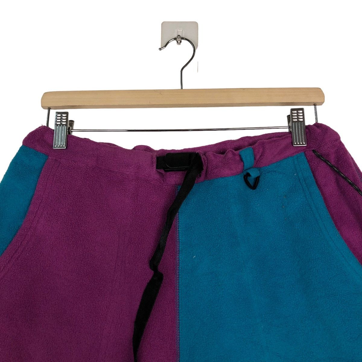 Japanese Brand 🔥Vtg Colour Block Short Pants Fleece Columbia Size US 30 / EU 46 - 8 Thumbnail