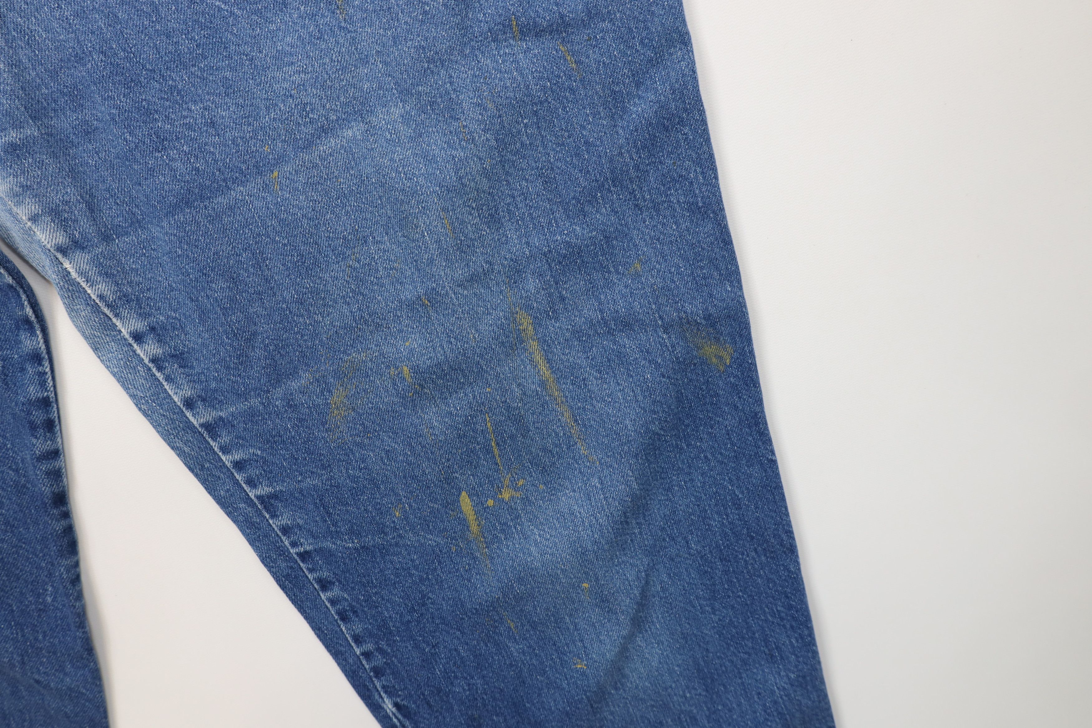 Vintage Vintage 70s Streetwear Pleated High Waisted Denim Jeans USA Size 36" / US 14 / IT 50 - 6 Thumbnail