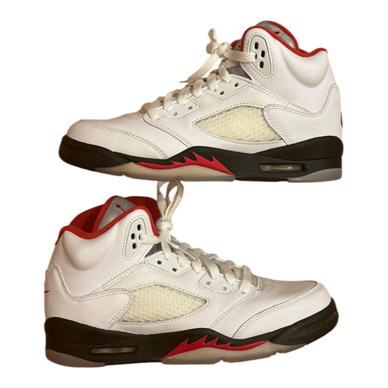 Jordan Brand × Nike Jordan 5 Retro ‘Fire Red Silver Tongue’ (2020) (GS) Size US 5 / EU 37 - 1 Thumbnail