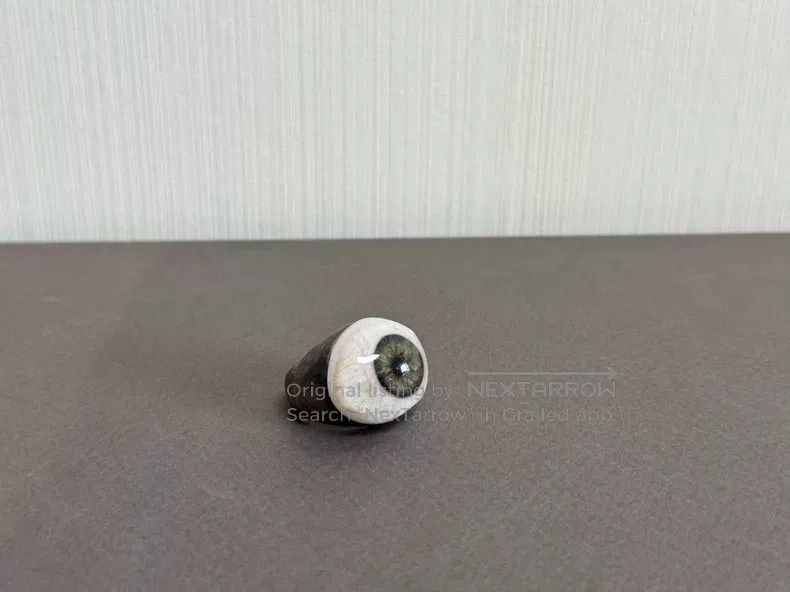Carol Christian Poell Carol Christian Poell Eyeball ring with realistic eye desi Size ONE SIZE - 3 Thumbnail