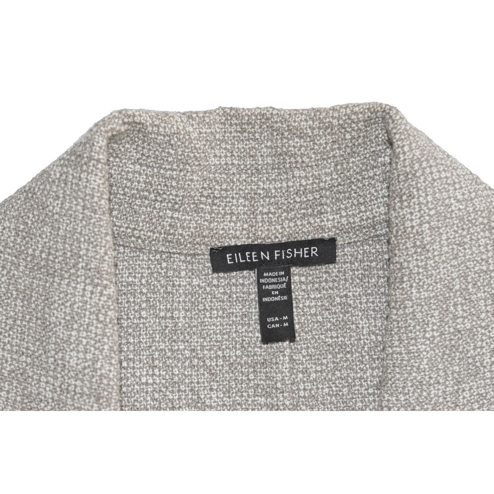 Eileen Fisher NEW EILEEN FISHER Organic Cotton Tweed Open Front Blazer M Size M / US 6-8 / IT 42-44 - 5 Thumbnail