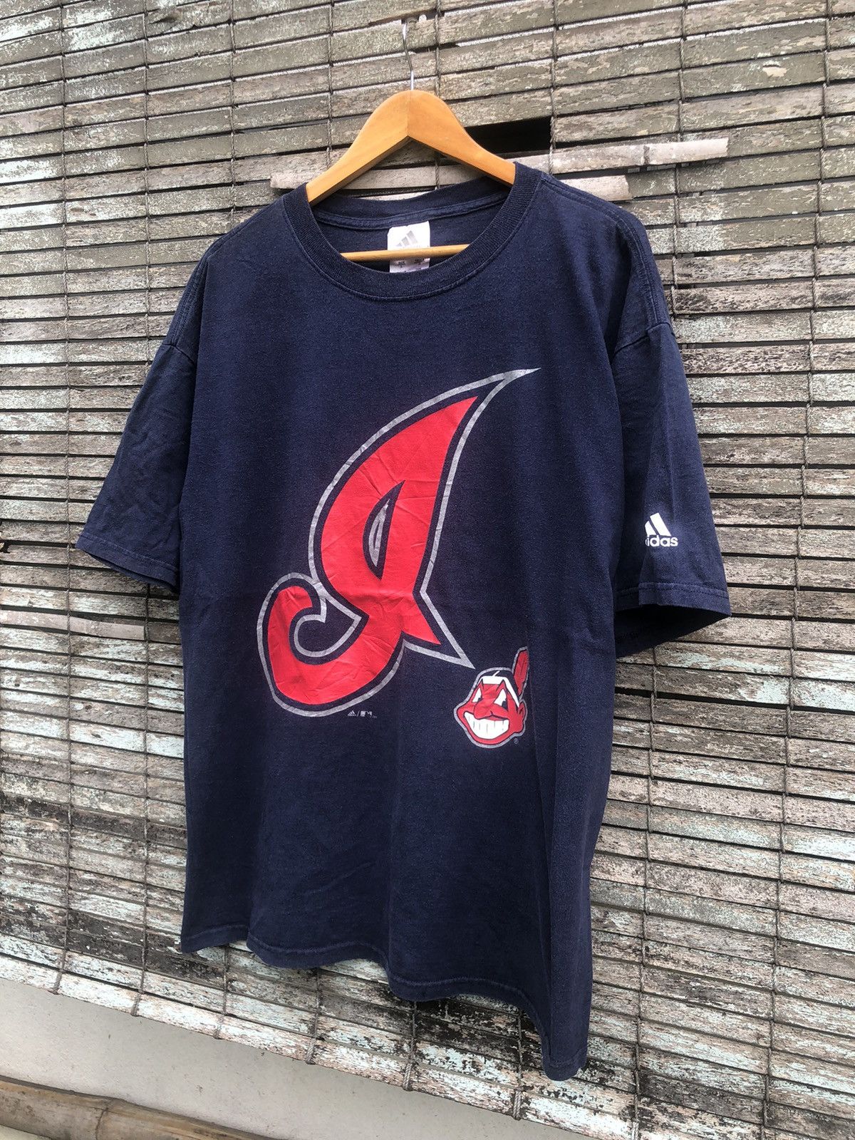 Vintage Vintage Y2K Adidas Cleveland Indians Chief Wahoo MLB Tee Size US XL / EU 56 / 4 - 3 Thumbnail