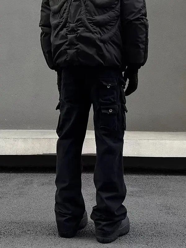Japanese Brand × Jean Street Retro Heavyweight Multi-Pocket Cargo Jeans Size US 32 / EU 48 - 3 Thumbnail