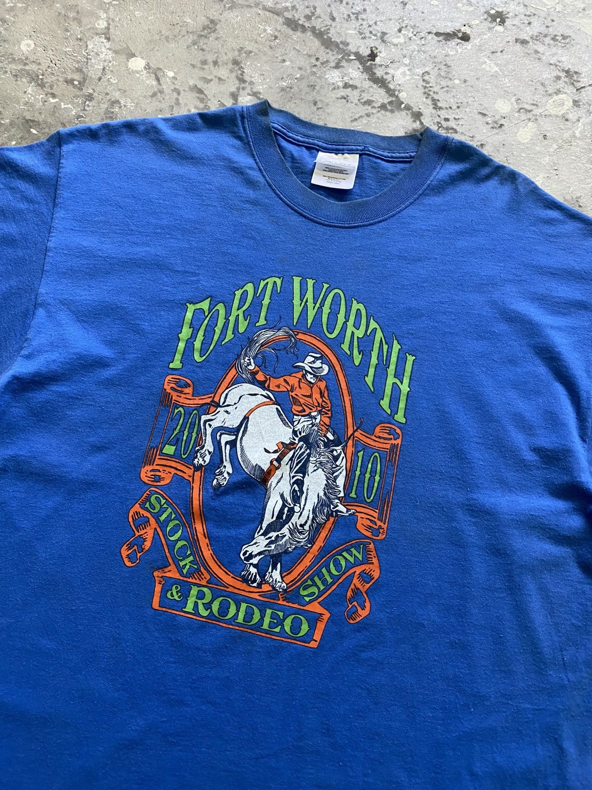 Cowboy Equipment × Other × Vintage Rodeo Show 2010 Fort Worth Texas Tee Size US L / EU 52-54 / 3 - 2 Thumbnail