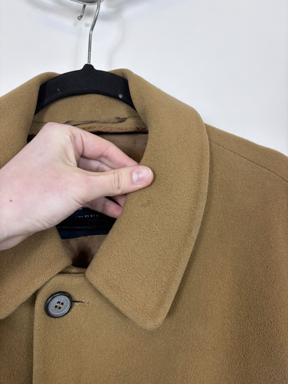 Burberry Burberry Men’s Classic Luxury Nova Check Wool Cashmere Coat Size US M / EU 48-50 / 2 - 6 Thumbnail