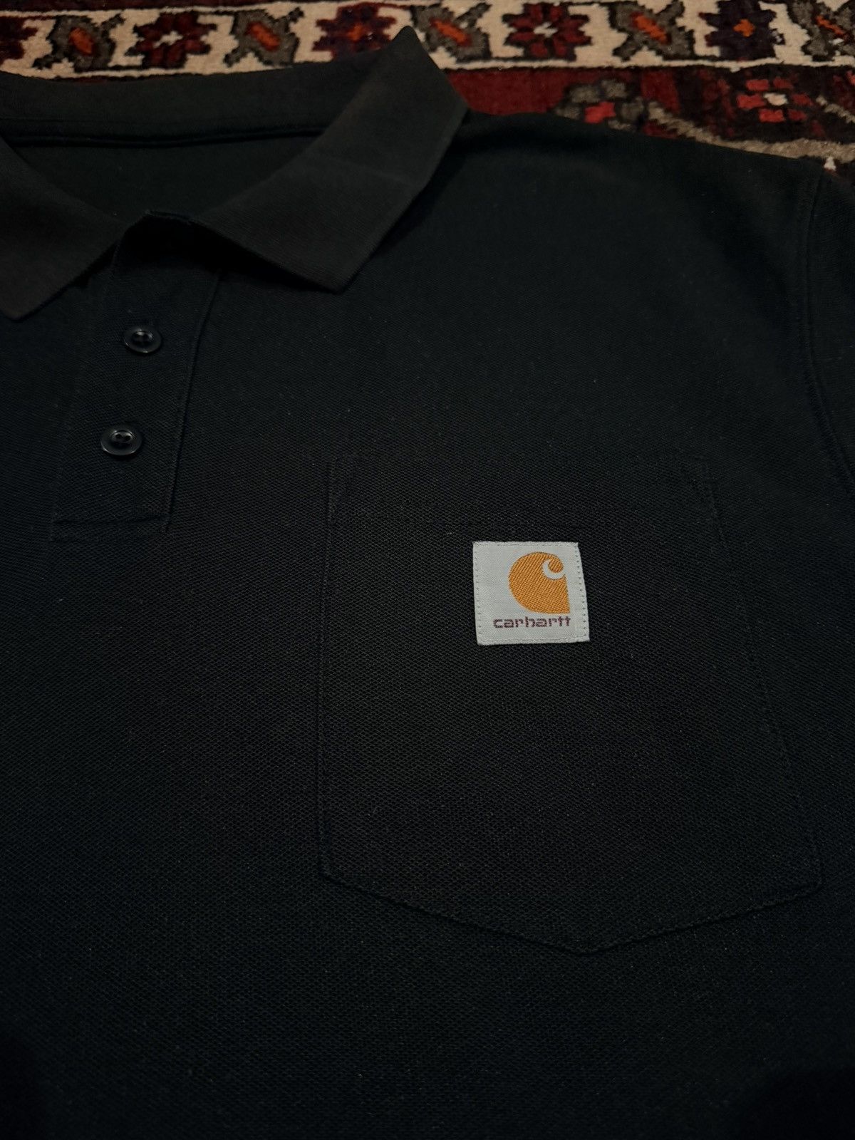 Carhartt Carhartt Men's Loose Fit Midweight Pocket Polo Shirt Size US L / EU 52-54 / 3 - 3 Thumbnail