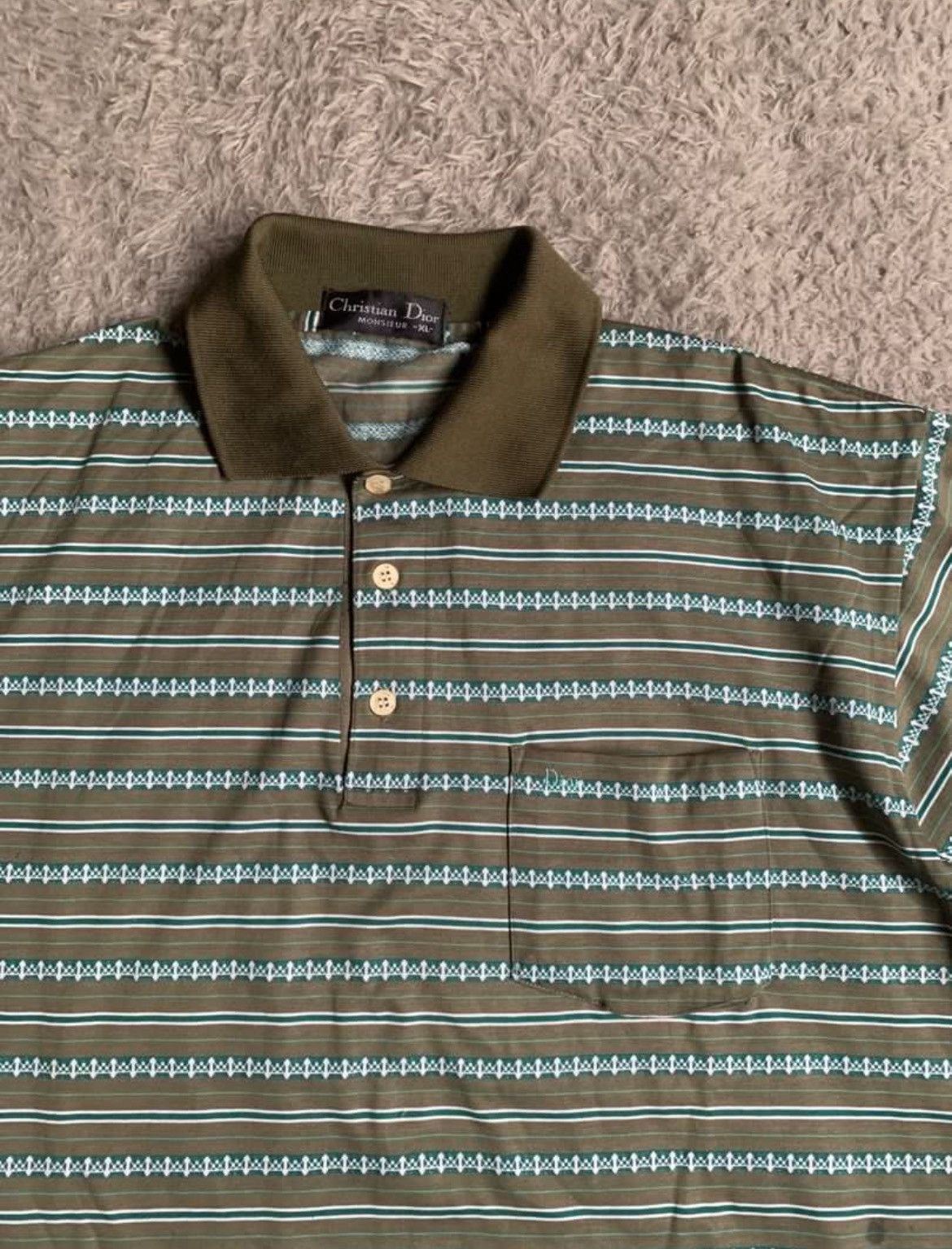 Christian Dior Monsieur Christian Dior Poloshirt Size US L / EU 52-54 / 3 - 2 Thumbnail