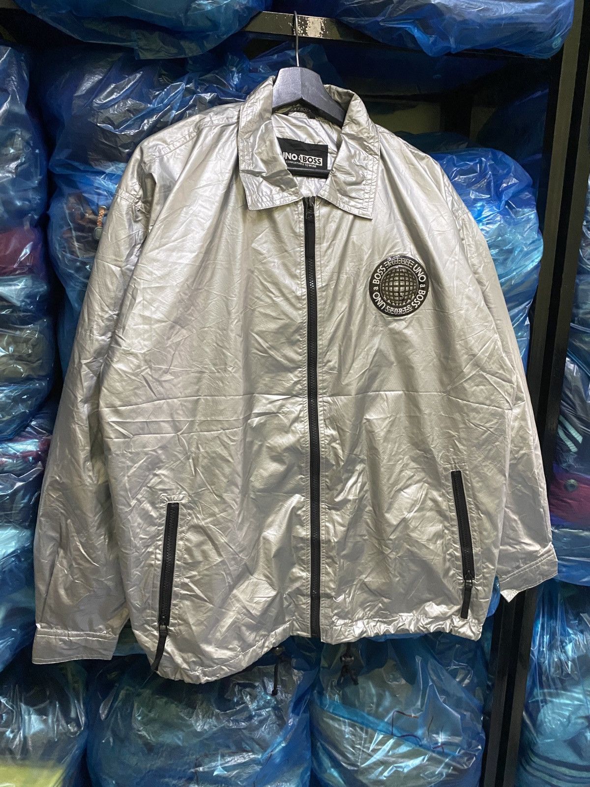 Other VINTAGE UNO BOSS STREETWEAR WINDBREAKER Size US M / EU 48-50 / 2 - 3 Thumbnail