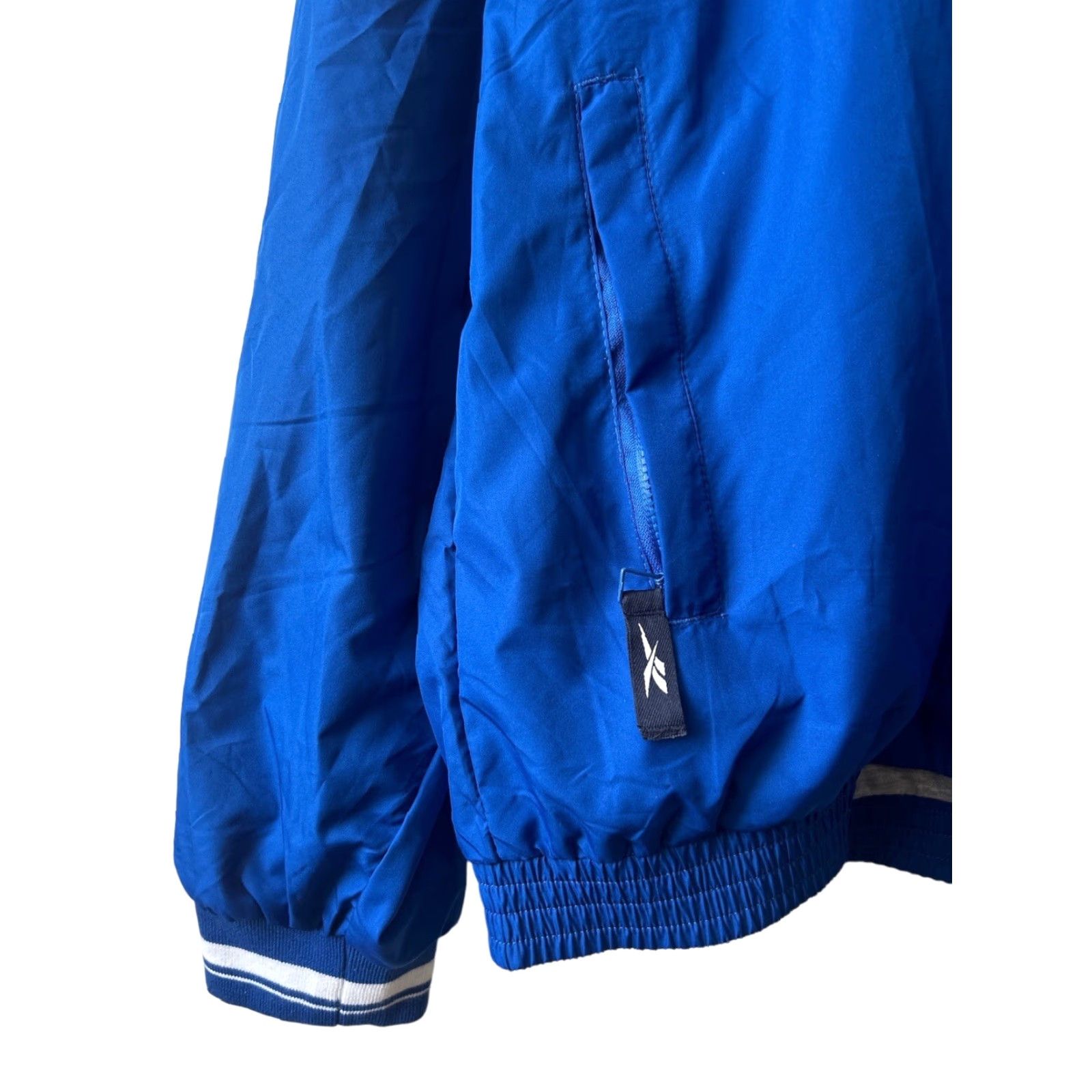 Reebok VINTAGE Reebok Windbreaker Jacket Mens L Blue 2000s 90s Lightweight Zip Pockets NWT Deadstock Size US L / EU 52-54 / 3 - 6 Thumbnail