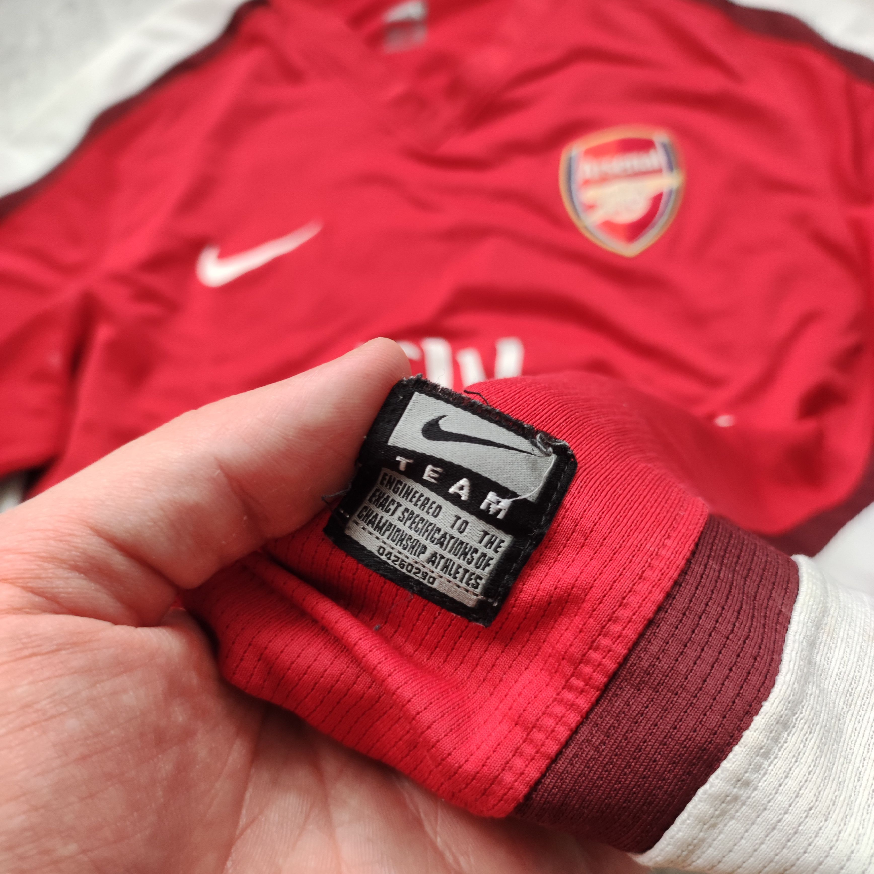 Nike × Vintage RARE Vintage Football Arsenal London 2008 Home Kit Size US L / EU 52-54 / 3 - 6 Thumbnail