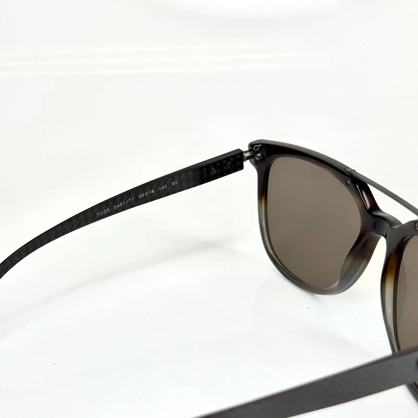 Bvlgari BVLGARI BV7035 7035 Brown Black Sport Pilot Sunglasses Size ONE SIZE - 2 Thumbnail