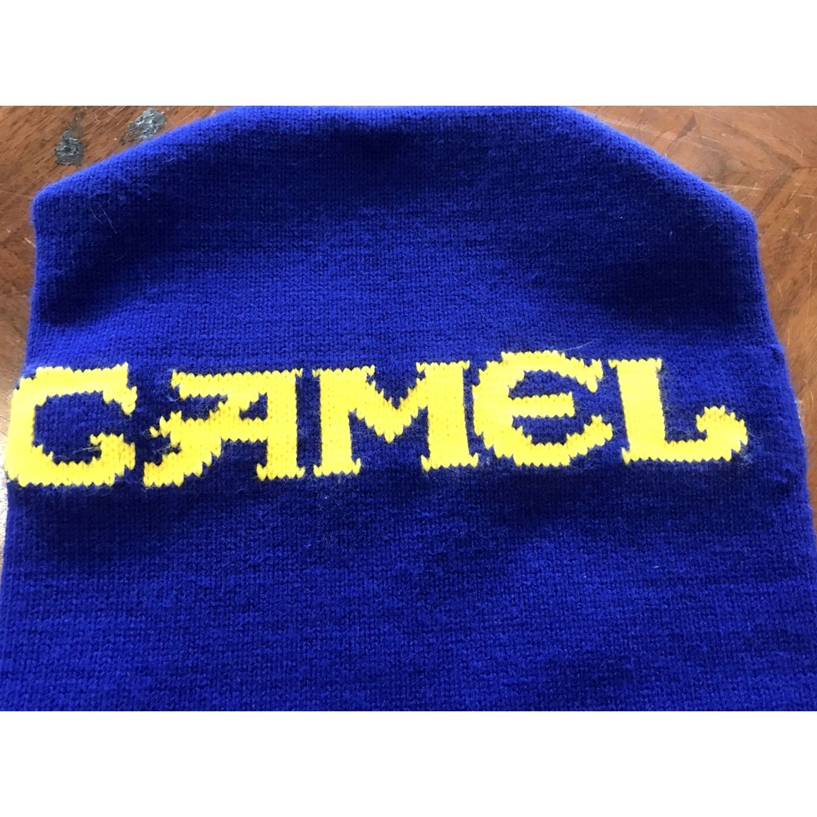 Camel VINTAGE CAMEL CIGARETTES LOGO WINTER BEANIE CAP BLUE SKULL HAT CAP Size One Size Adults Mens Women Boys Girls Size ONE SIZE - 6 Thumbnail