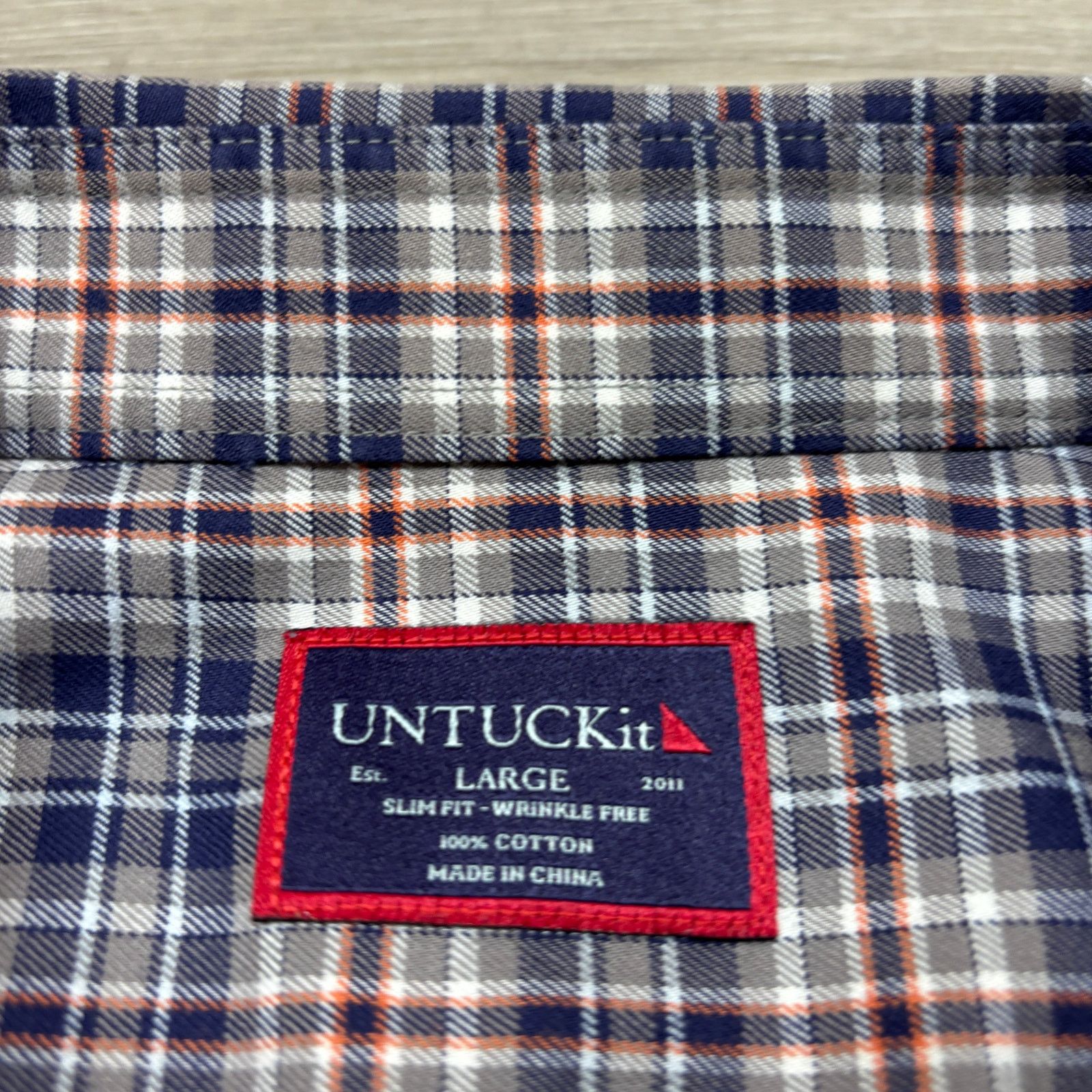 UNTUCKit Untuckit Marchesi Slim Fit Wrinkle Free Button Shirt Men's L Size US L / EU 52-54 / 3 - 4 Thumbnail