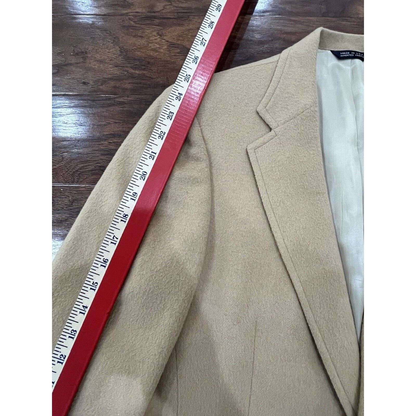 Chaps Chaps Ralph Lauren Scottish Camel Hair Sport Coat Blazer M-L Size US L / EU 52-54 / 3 - 3 Thumbnail