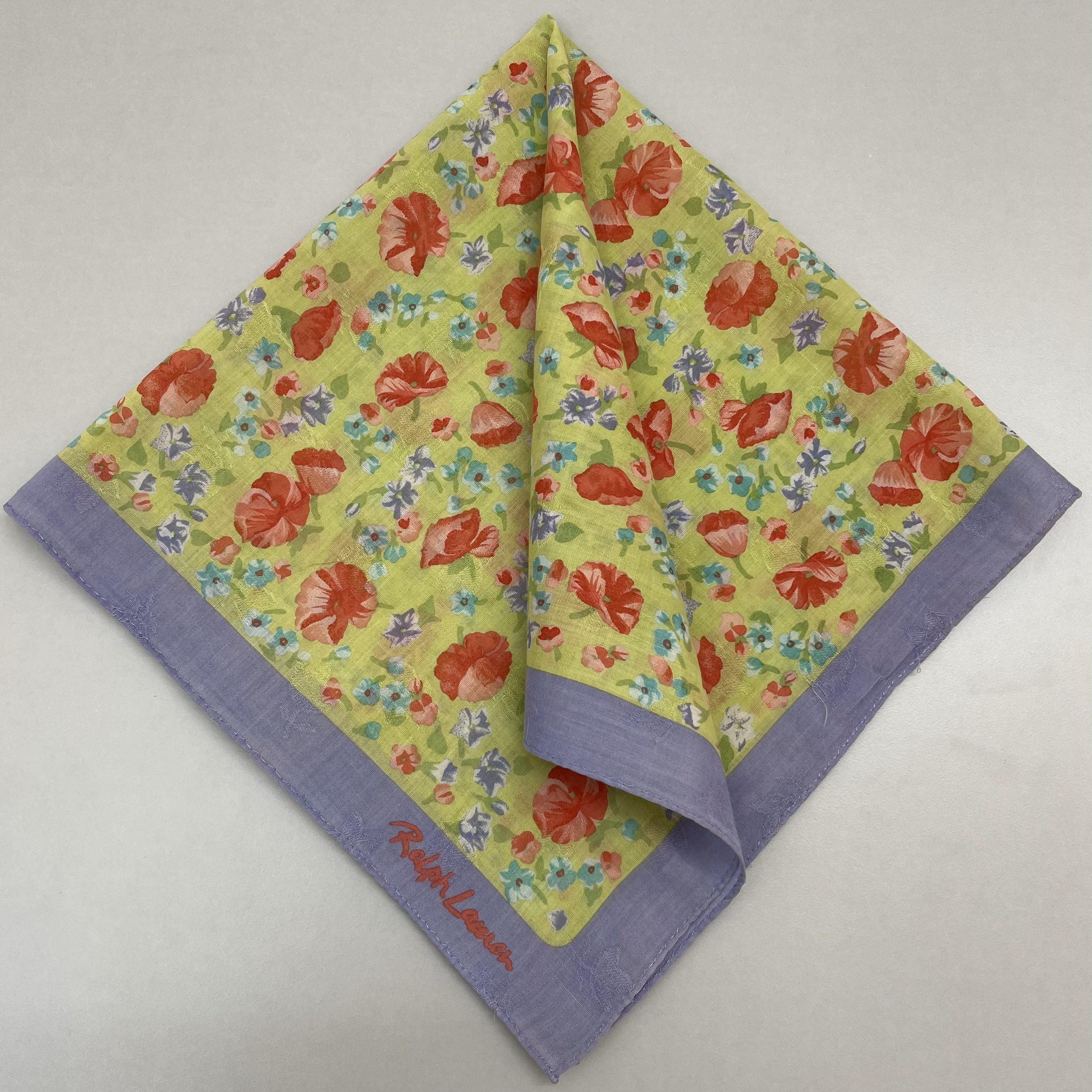 Ralph Lauren × Vintage Ralph Lauren Handkerchief / Neckerchief / Bandana - 4291 Size ONE SIZE - 1 Thumbnail