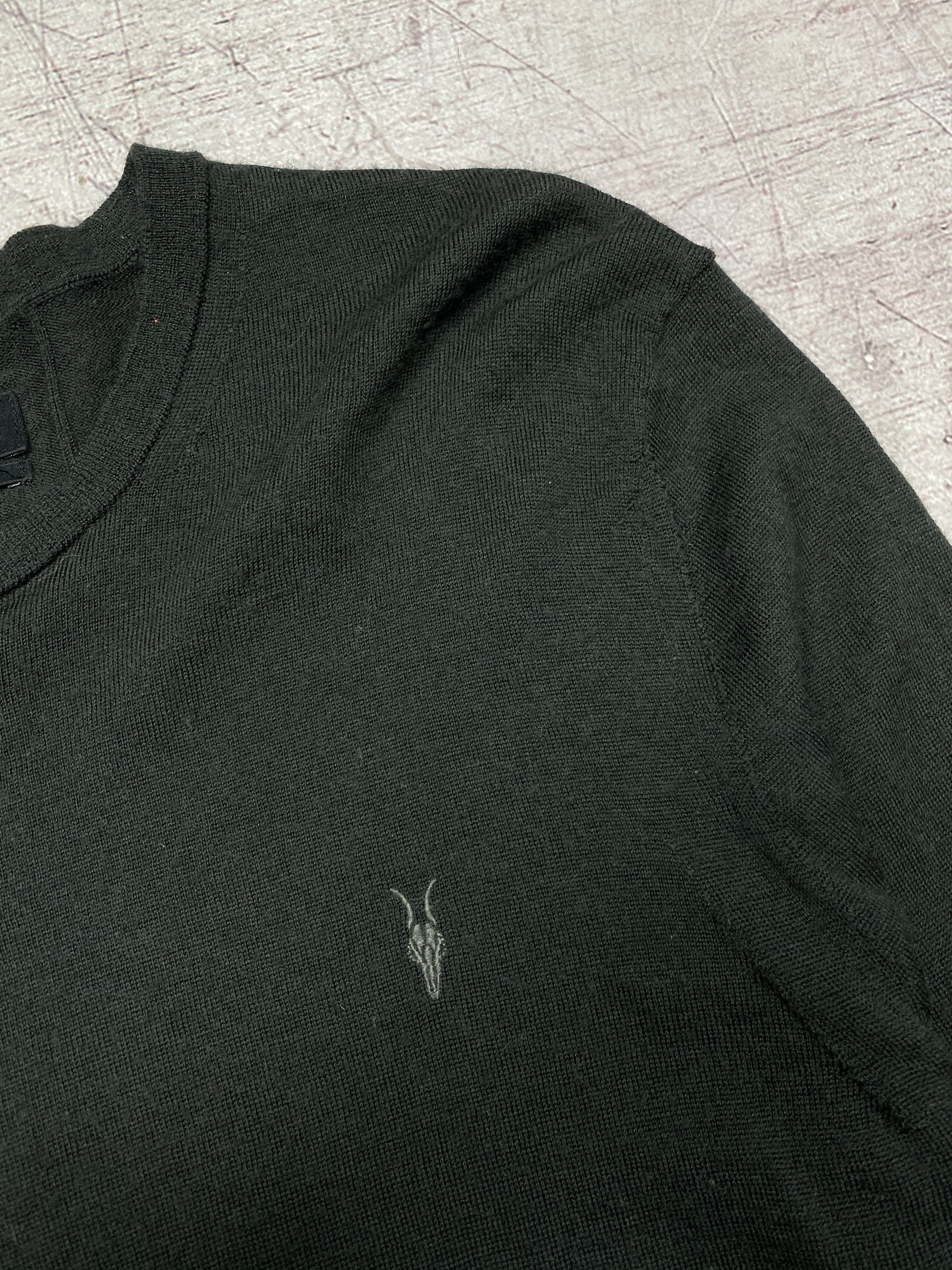 Allsaints Allsaints Mens Mode Merino Wool Crew Neck Sweater Size US L / EU 52-54 / 3 - 3 Thumbnail