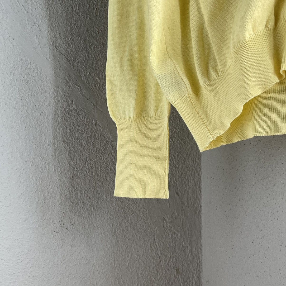 William Lockie William Lockie Scotland Pure Cotton Yellow Butter Cardigan Size US S / EU 44-46 / 1 - 5 Thumbnail