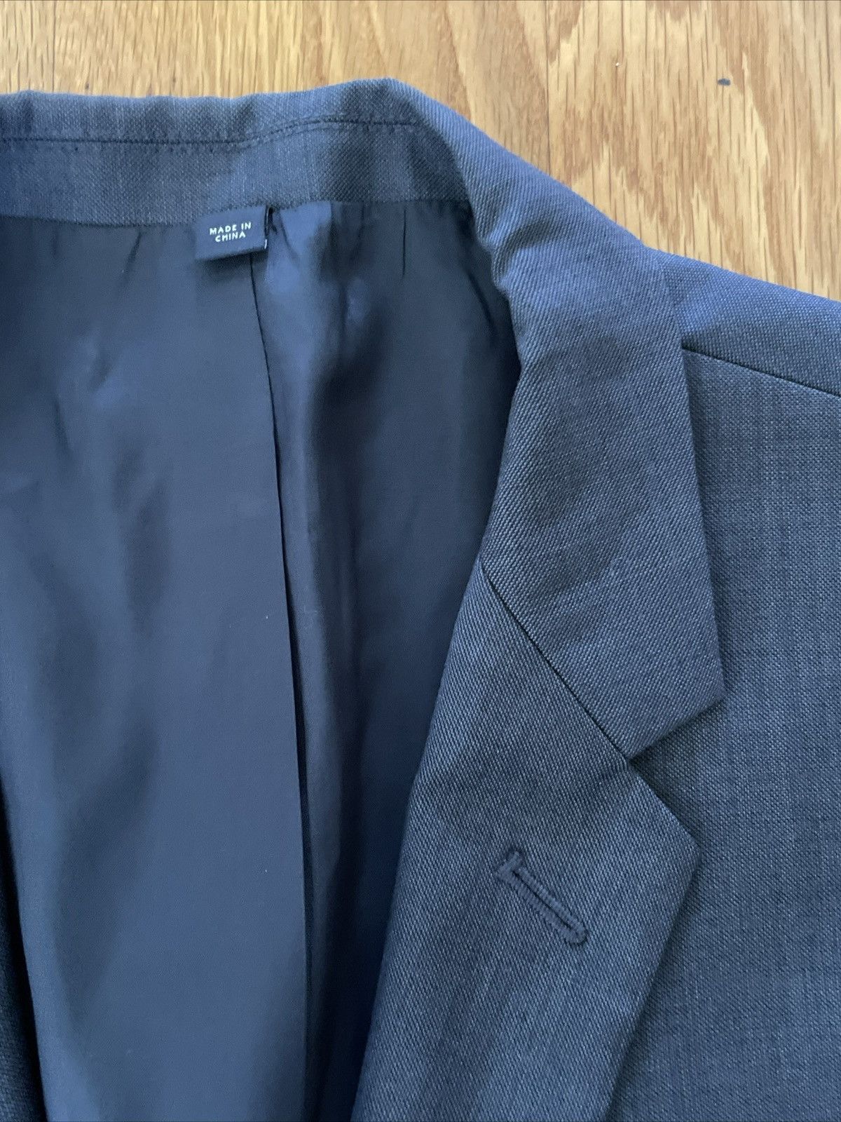 J.Crew J Crew Thompson Fit 44L Blue Suit 35x34 Pants Size 44L - 3 Thumbnail