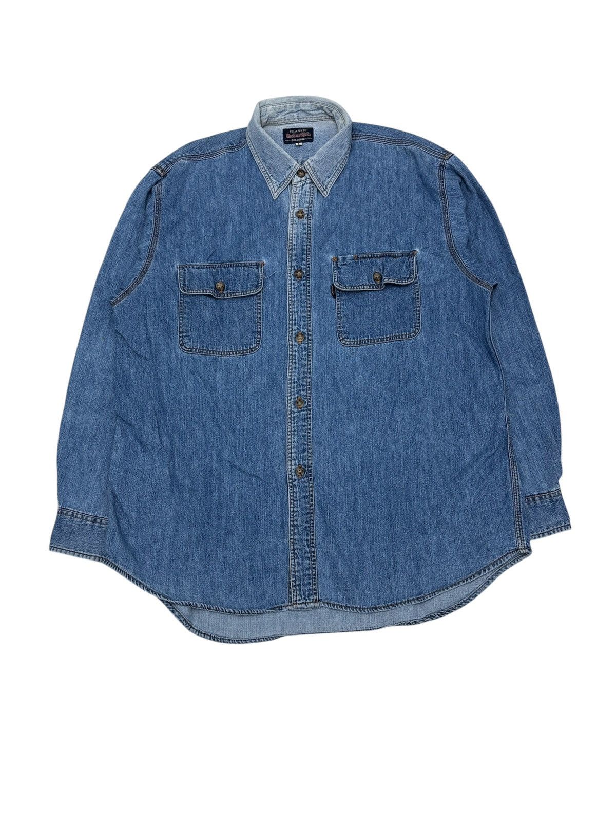 Big John Vintage Denim Big John Button Up Shirts Size US L / EU 52-54 / 3 - 1 Thumbnail
