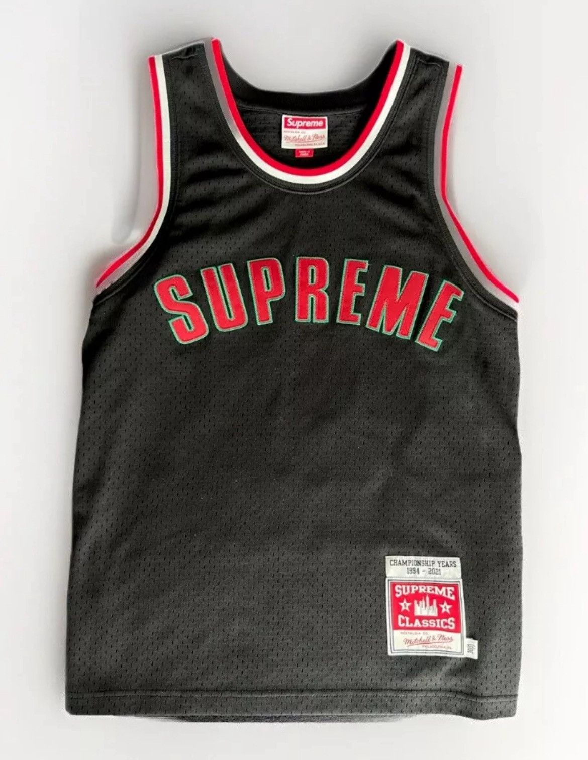Mitchell & Ness × Supreme SUPREME x Mitchell & Ness⚡️Size Small 2021 Basketball jersey Size US S / EU 44-46 / 1 - 2 Thumbnail