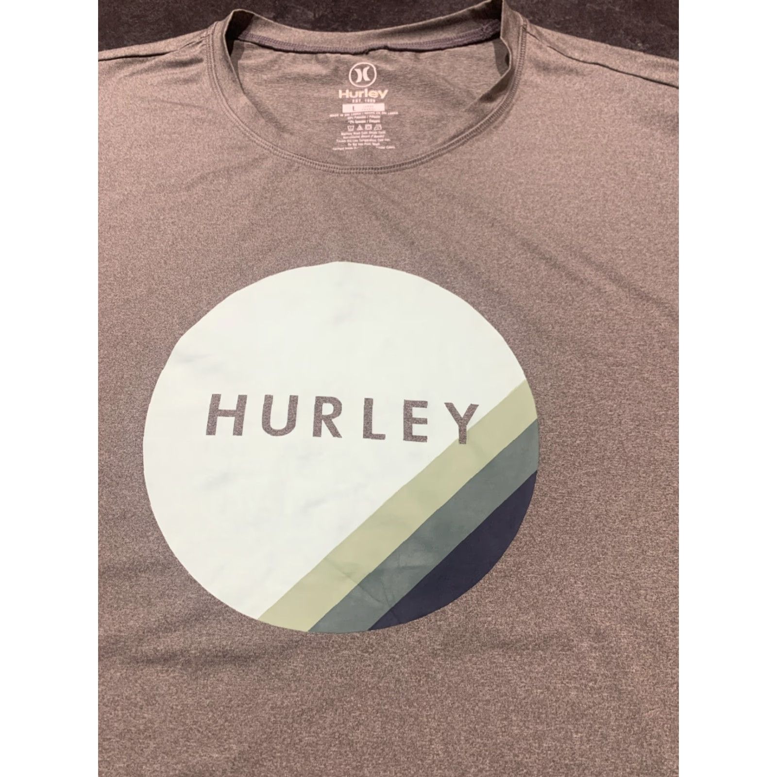 Hurley Hurley Men's Golf Activewear Long Sleeve Crew Neck Polo Shirt Gray Size XL 90s Size US XL / EU 56 / 4 - 3 Thumbnail