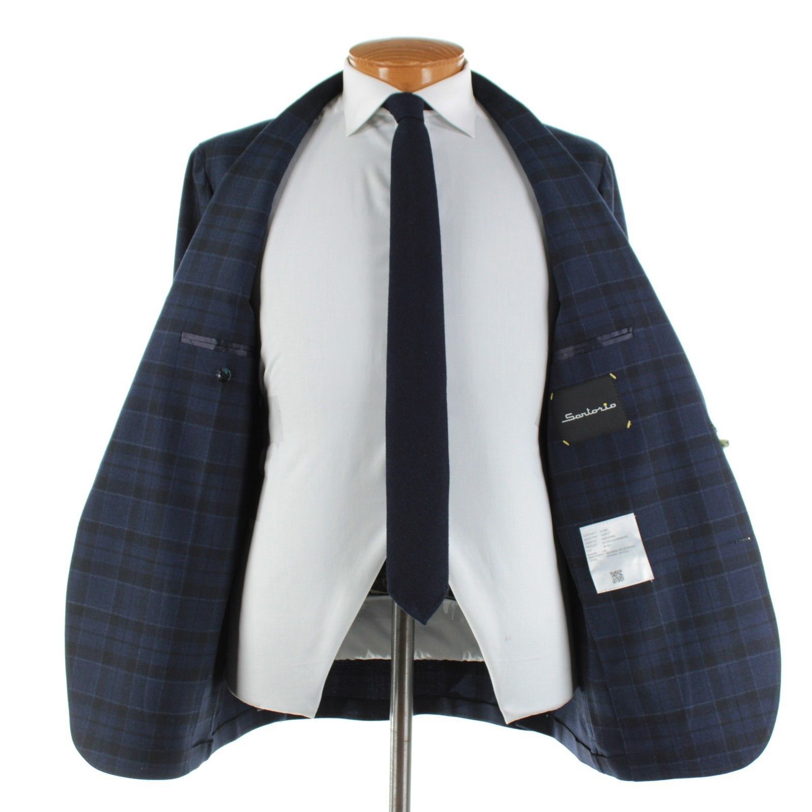 SARTORIO Sartorio Sport Coat Size 46 Regular US in Blue Size 46R - 6 Thumbnail