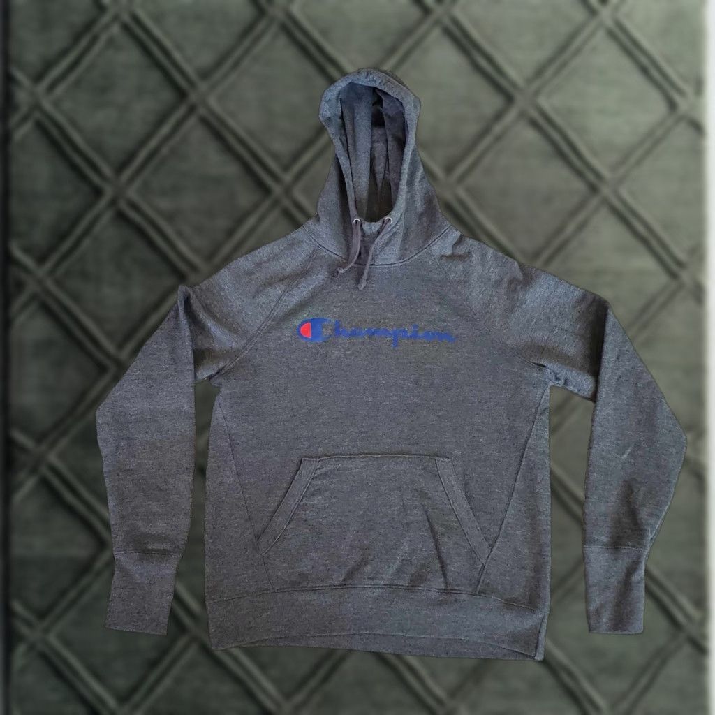 Champion VINTAGE Champion Hoodie Warmup Sweatshirt Hoodie Men’s XS Heathered Grey Size US XS / EU 42 / 0 - 1 Thumbnail