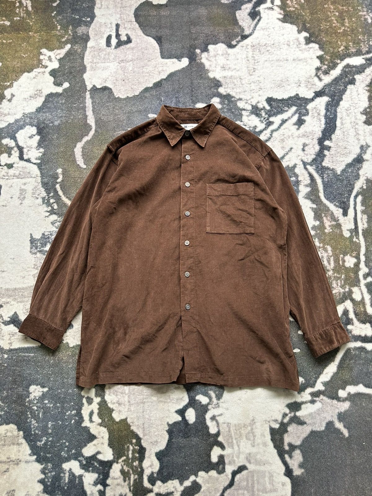 Issey Miyake 00’s Issey Miyake corduroy shirt Size US L / EU 52-54 / 3 - 6 Thumbnail