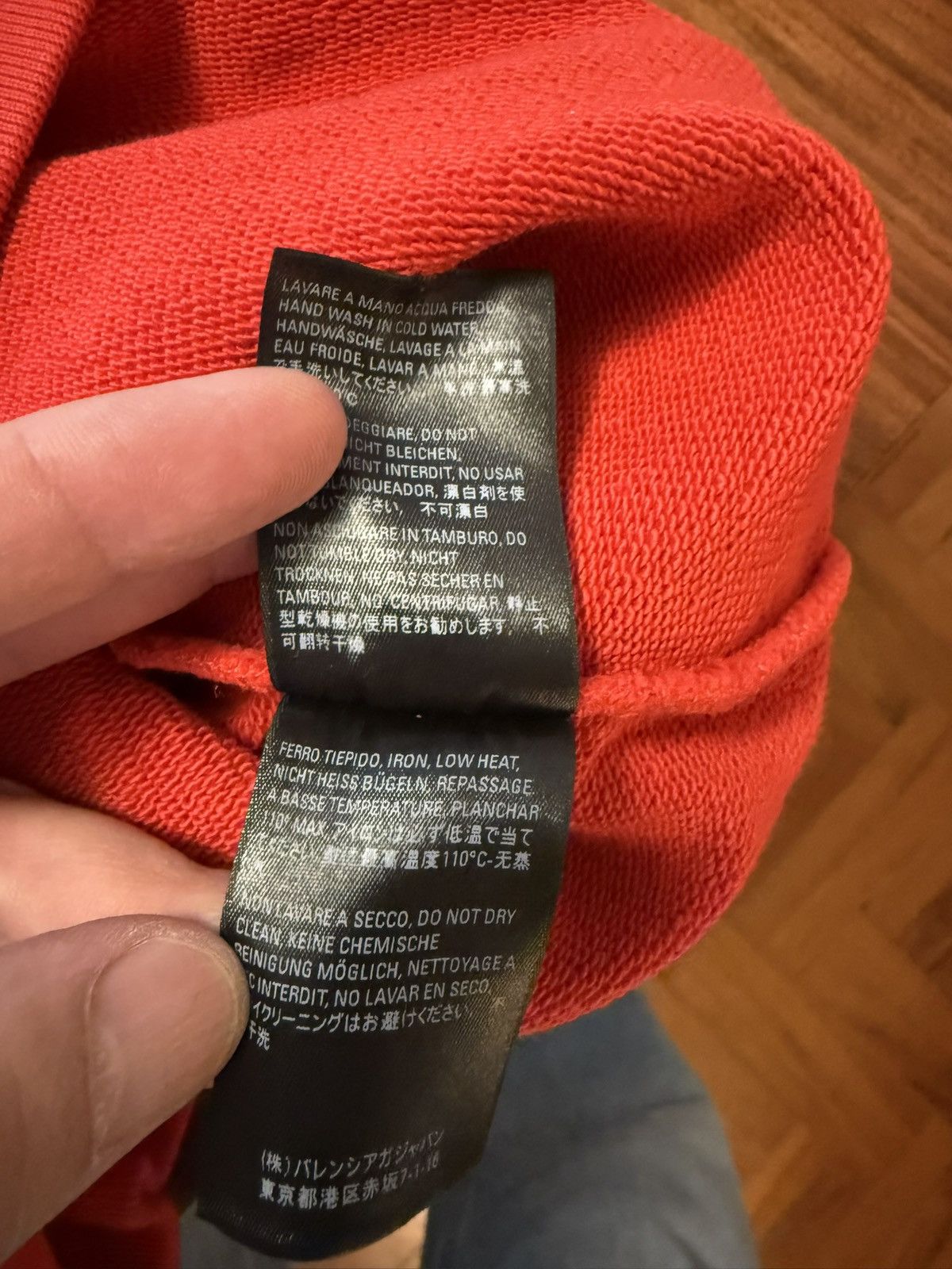 Balenciaga Balenciaga hoodie in red Size US M / EU 48-50 / 2 - 3 Thumbnail