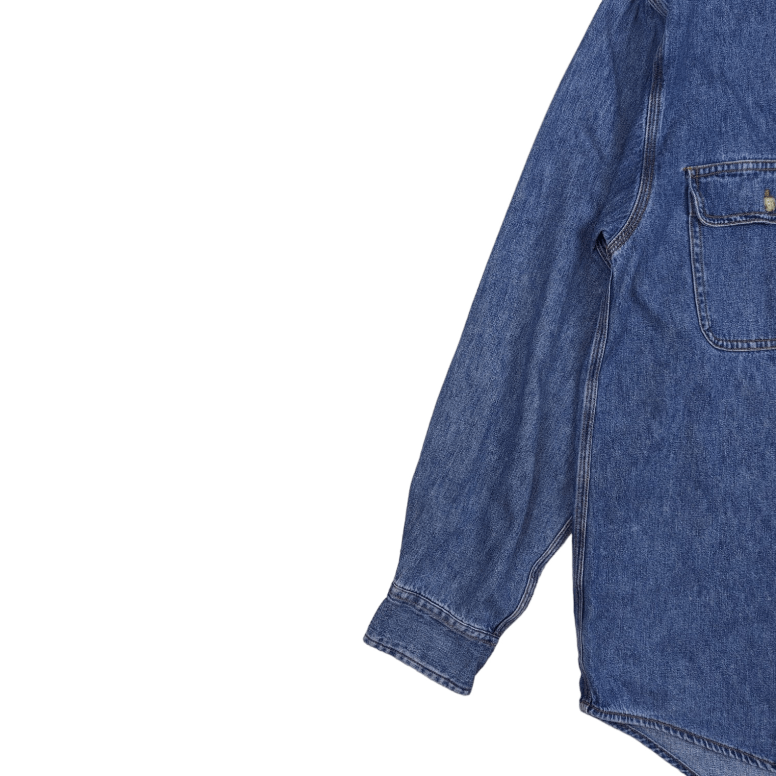 Big John BIG JOHN Jeans Button Up Denim Shirt Flannel Size US M / EU 48-50 / 2 - 6 Thumbnail