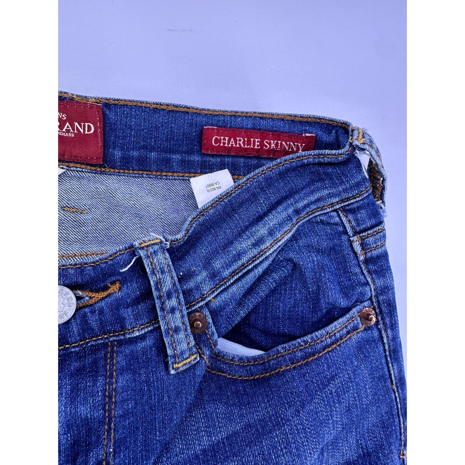 Lucky Brand Lucky Brand Blue Skinny Jeans Size 0 Size 25" / US 0 / IT 36 - 5 Thumbnail