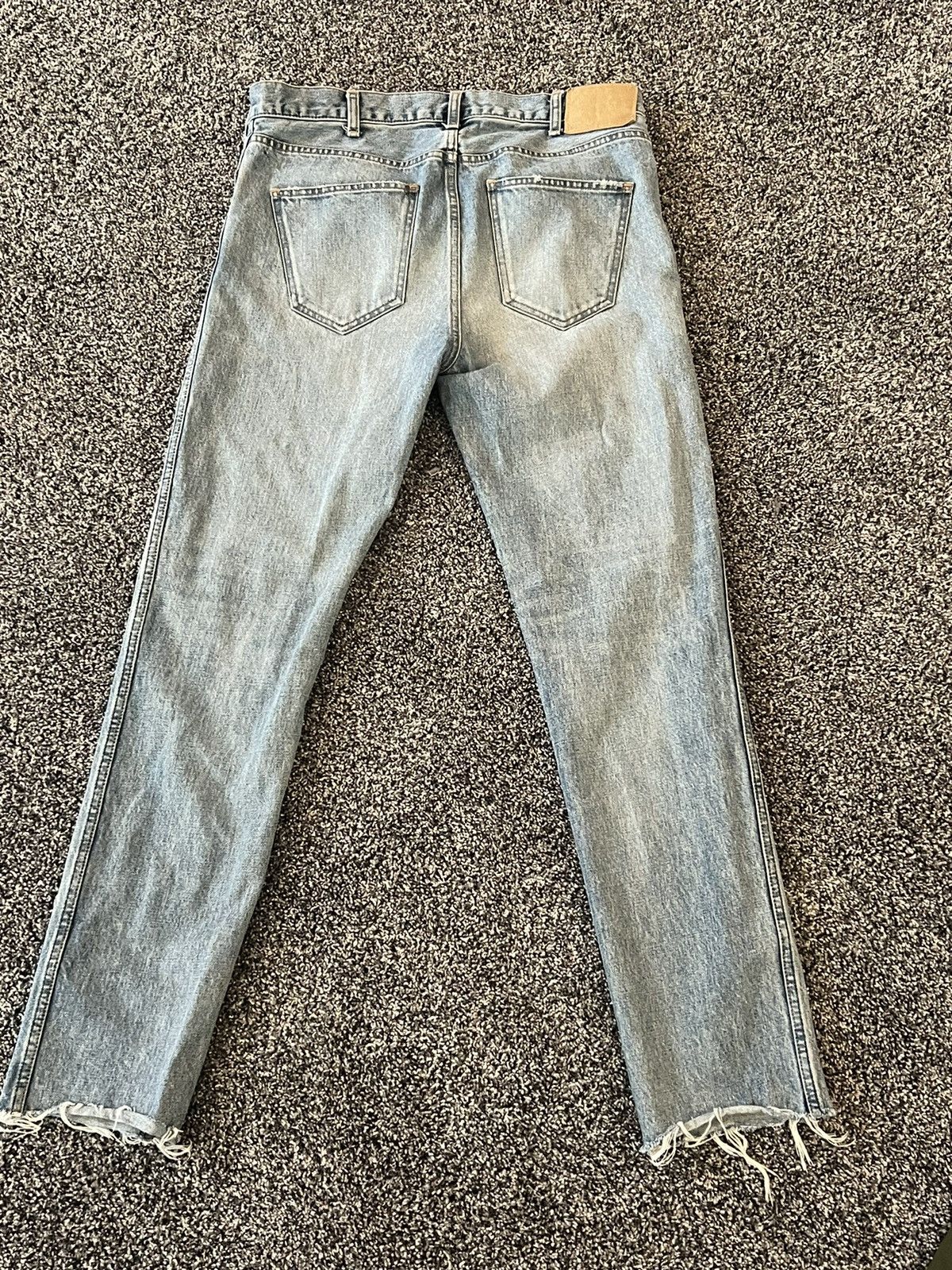 Celine Celine Raw Hem Light Wash Jeans Size US 30 / EU 46 - 4 Thumbnail