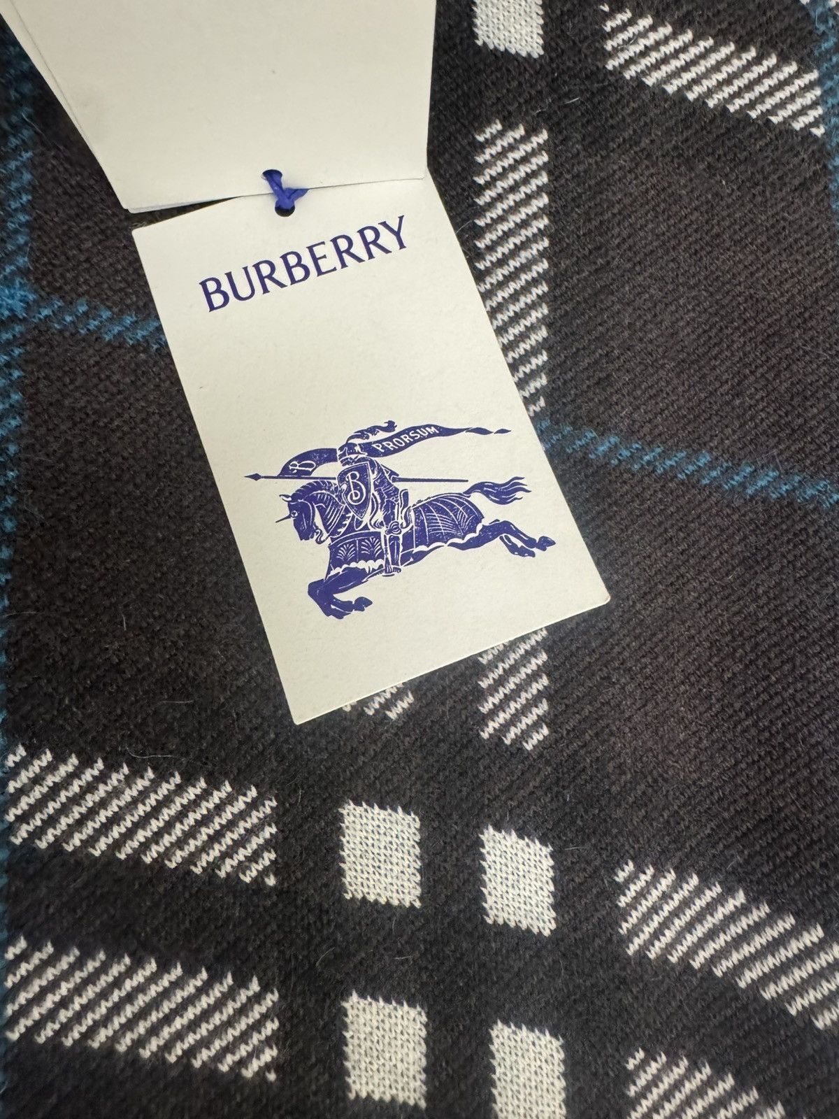Burberry Burberry Nova Check Wool-Blend Sweater Size M / US 6-8 / IT 42-44 - 7 Thumbnail
