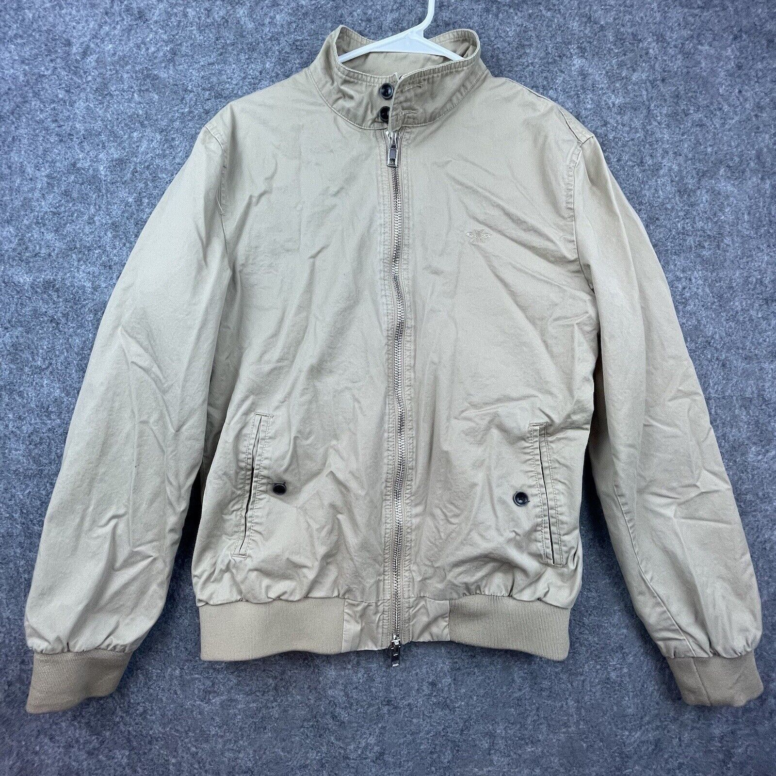 River Island River Island Bomber Jacket Medium Tan Retro Moto Attendant Size US M / EU 48-50 / 2 - 1 Thumbnail
