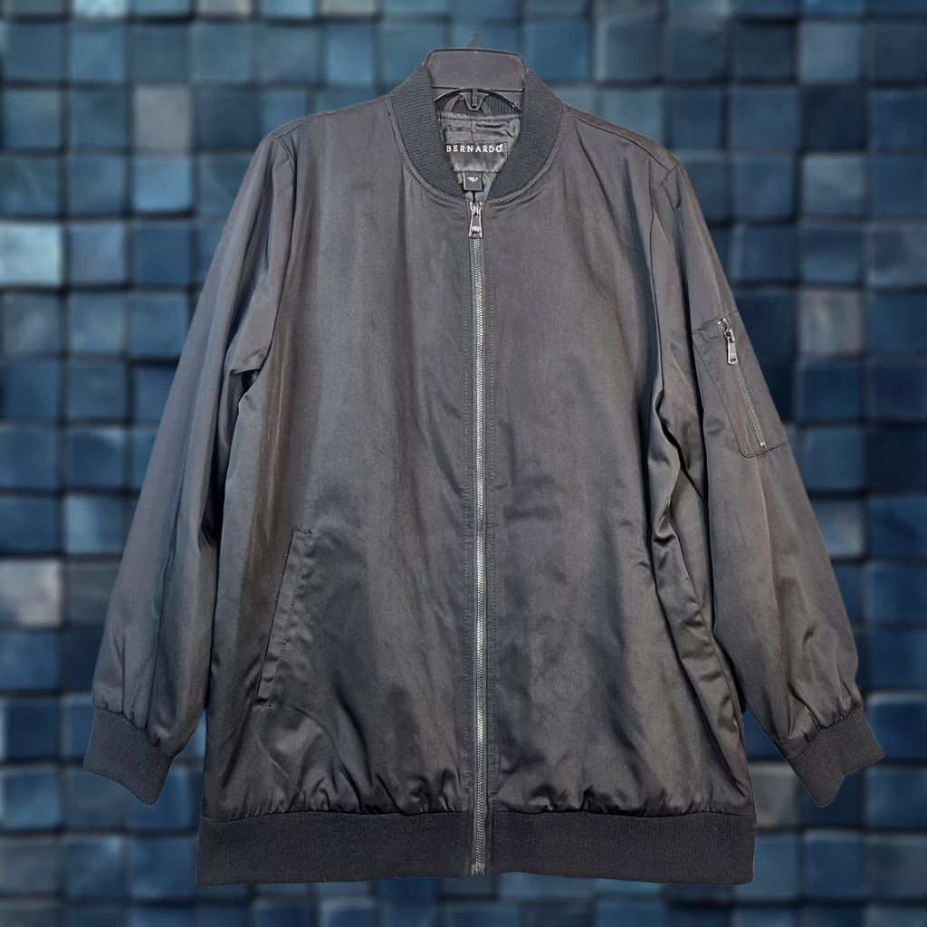 Vintage Bernardo Men's Jacket Full Zip Bomber Style Lining Black Regular Fit Size L Size US L / EU 52-54 / 3 - 1 Thumbnail