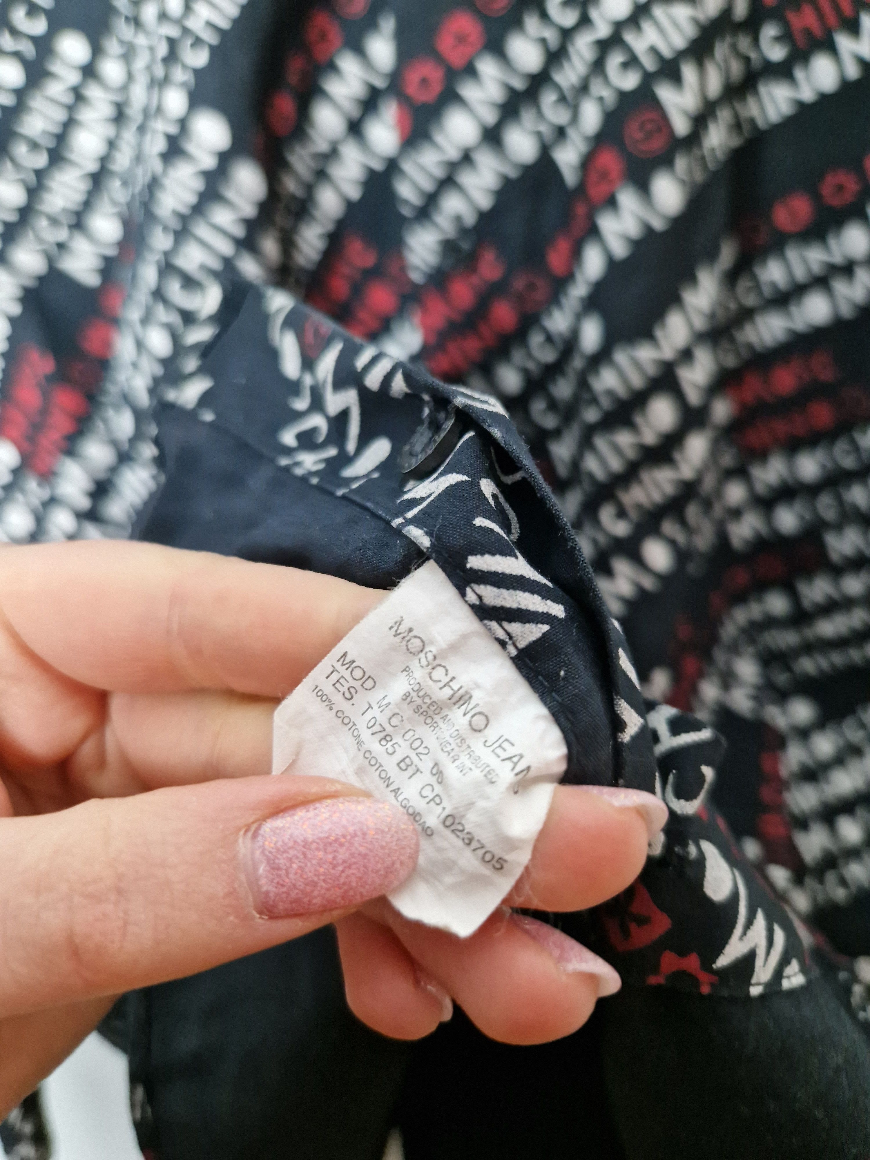 Moschino Moschino monogram multilogo shirt Size US L / EU 52-54 / 3 - 6 Thumbnail
