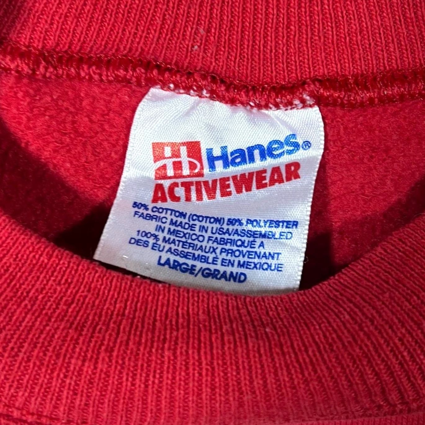 Hanes Vintage Hanes I Love America Souvenir Graphic Sweatshirt Mens Large Red Size US L / EU 52-54 / 3 - 5 Thumbnail